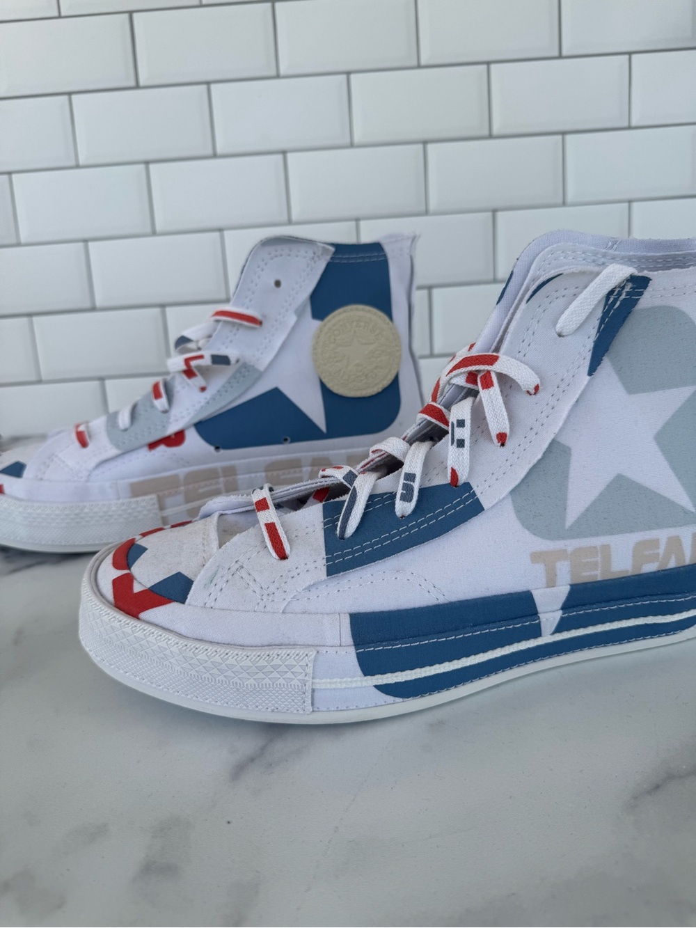 Converse x Telfar Chuck 70 High - ‘Archival Star Print’ - Picture 4 of 4